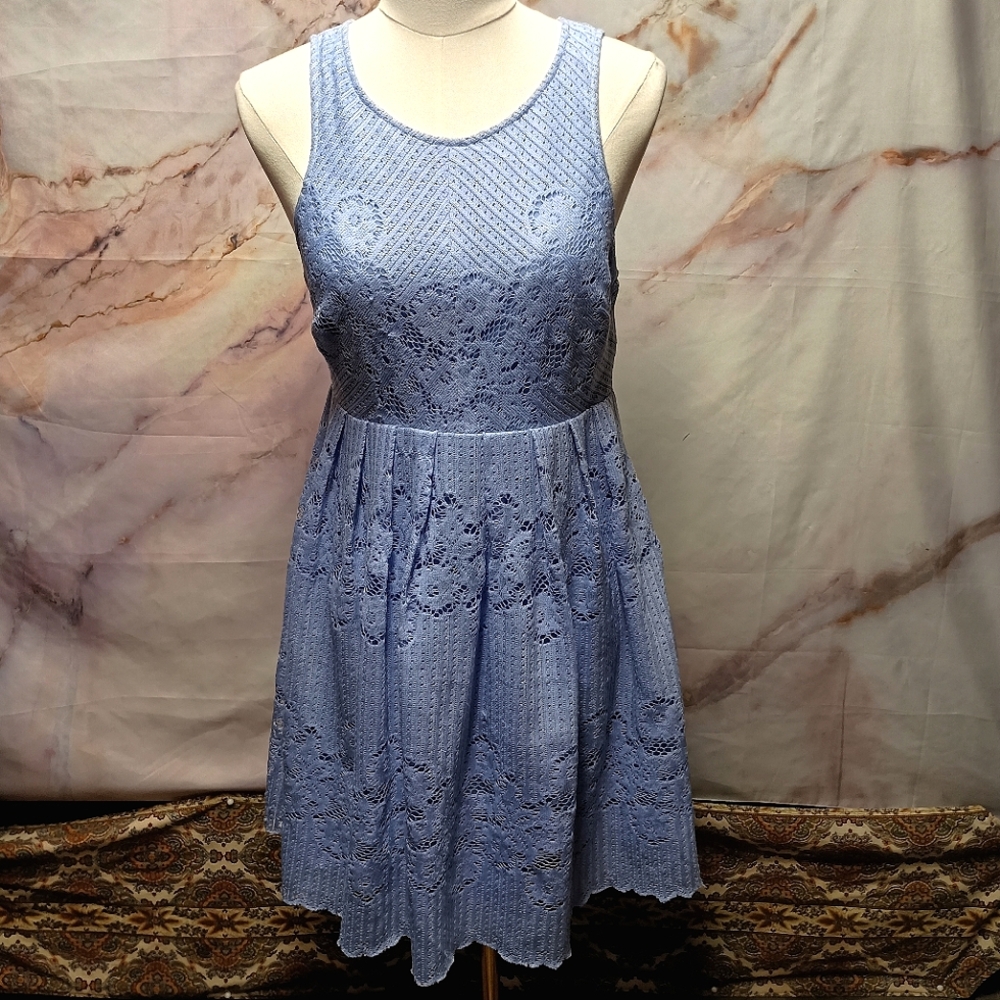 Free People Rocco Lace Open Back Dress